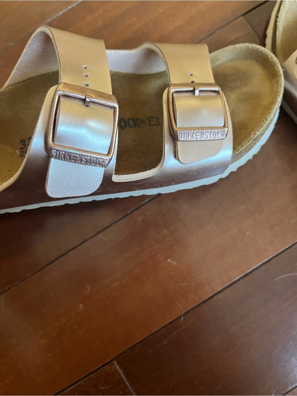 Birkenstock Sizing Chart Poster with Yellow and Green Accents